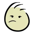 Стикер 18 из набора «Qonshu Emoji»