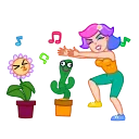 Стикер 11 из набора «Rainbow Girl»
