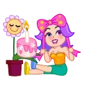 Стикер 14 из набора «Rainbow Girl»