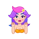 Стикер 6 из набора «Rainbow Girl»