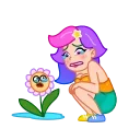 Стикер 8 из набора «Rainbow Girl»