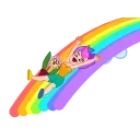 Стикер 10 из набора «Rainbow Girl»