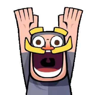Стикер 14 из набора «Clash Royale - @RoyalFamilyNewsChannel»