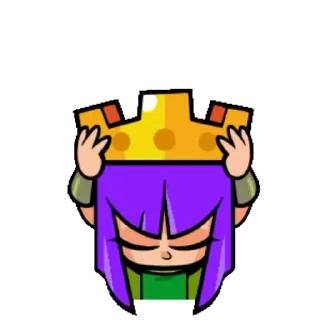 Стикер 10 из набора «Clash Royale - @RoyalFamilyNewsChannel»