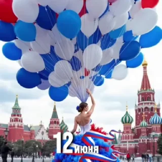 Стикер 1 из набора «Russia Day»