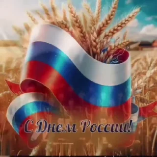 Стикер 3 из набора «Russia Day»