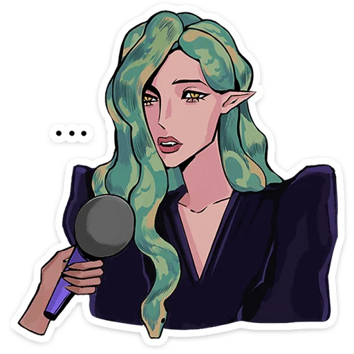 Стикер 15 из набора «Сцилла от @TgSticker»