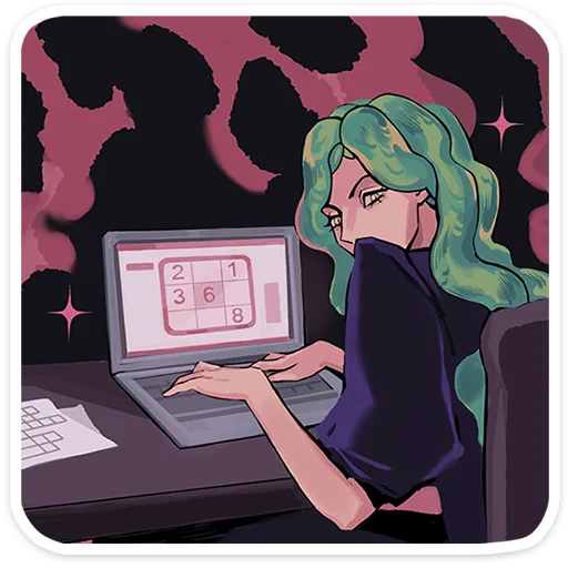 Стикер 16 из набора «Сцилла от @TgSticker»