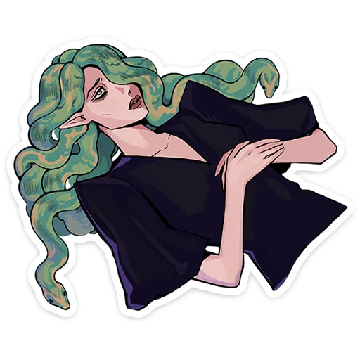 Стикер 5 из набора «Сцилла от @TgSticker»