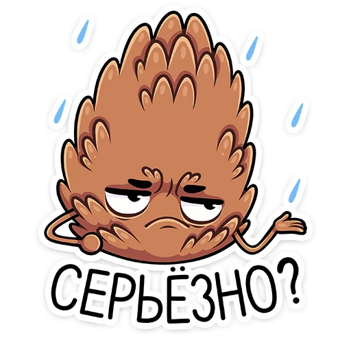 Стикер 18 из набора «Шишка Братишка :: @TgSticker»