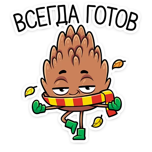 Стикер 20 из набора «Шишка Братишка :: @TgSticker»