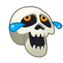 Стикер 2 из набора «Skull Emoji Pack • @TgSticker»