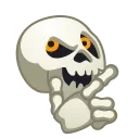 Стикер 14 из набора «Skull Emoji Pack • @TgSticker»