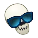 Стикер 17 из набора «Skull Emoji Pack • @TgSticker»