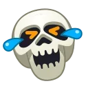 Стикер 3 из набора «Skull Emoji Pack • @TgSticker»