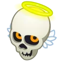 Стикер 4 из набора «Skull Emoji Pack • @TgSticker»