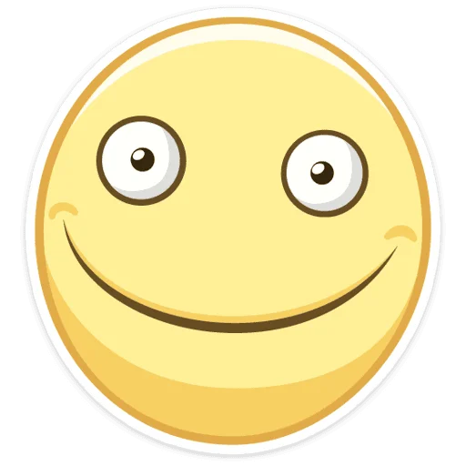 Стикер 1 из набора «Smilies (@TgSticker)»