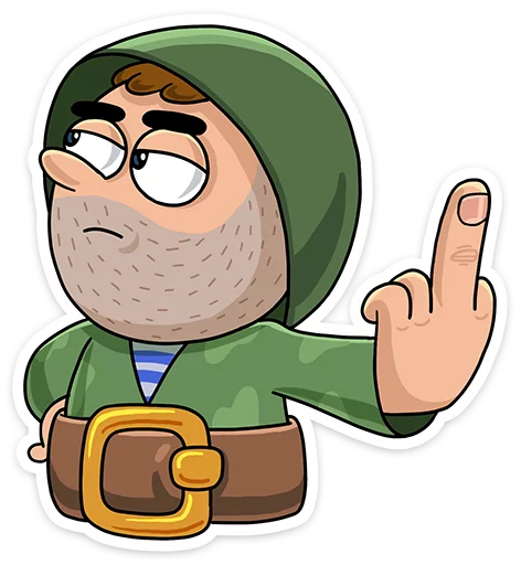 Стикер 12 из набора «Солдат @TgSticker»