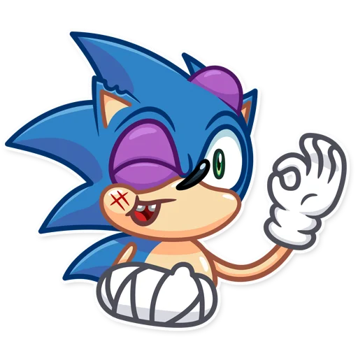 Стикер 19 из набора «Sonic»