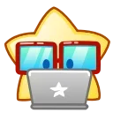 Стикер 17 из набора «Star Emoji (@TgSticker)»