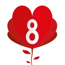 Стикер 2 из набора «8 March 🌹 @Sticker_Awwww»