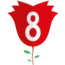 Стикер 4 из набора «8 March 🌹 @Sticker_Awwww»