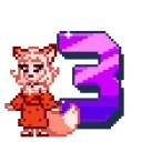 Стикер 9 из набора «Стикерный алфавит ВК @stickers_vk»
