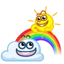 Стикер 13 из набора «Sun and Cloud»