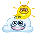 Стикер 14 из набора «Sun and Cloud»