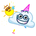 Стикер 17 из набора «Sun and Cloud»