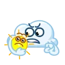 Стикер 19 из набора «Sun and Cloud»