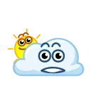 Стикер 4 из набора «Sun and Cloud»