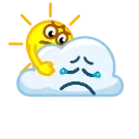 Стикер 8 из набора «Sun and Cloud»