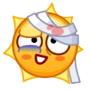 Стикер 14 из набора «Sun Emoji - @TgSticker»