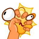 Стикер 17 из набора «Sun Emoji - @TgSticker»