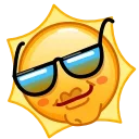 Стикер 19 из набора «Sun Emoji - @TgSticker»