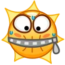 Стикер 8 из набора «Sun Emoji - @TgSticker»