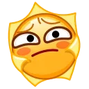 Стикер 9 из набора «Sun Emoji - @TgSticker»
