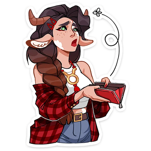 Стикер 12 из набора «Таура @TgSticker»