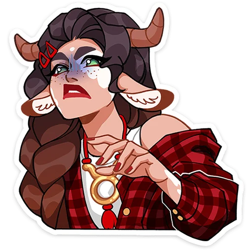 Стикер 15 из набора «Таура @TgSticker»