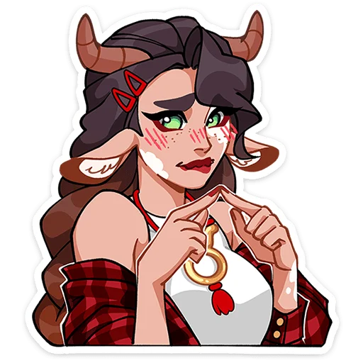 Стикер 5 из набора «Таура @TgSticker»