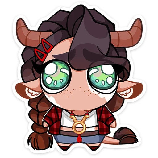 Стикер 6 из набора «Таура @TgSticker»