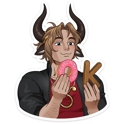 Стикер 10 из набора «Таурон от @TgSticker»