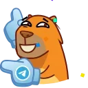 Стикер 15 из набора «🎂 10 Years of Telegram»