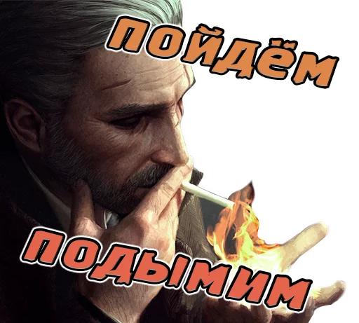 Стикер 2 из набора «The witcher»