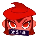 Стикер 15 из набора «The Witch Emoji • @TgSticker»