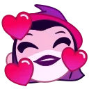 Стикер 6 из набора «The Witch Emoji • @TgSticker»