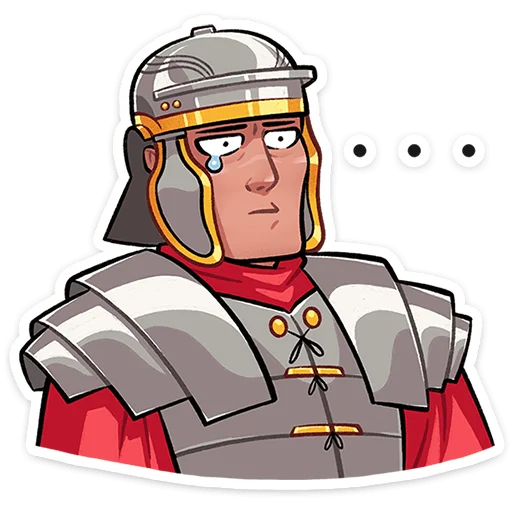 Стикер 11 из набора «Легионер Титус • @TgSticker»