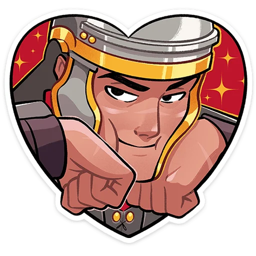 Стикер 7 из набора «Легионер Титус • @TgSticker»