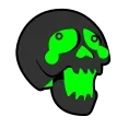 Стикер 1 из набора «Toxic Skull @Stickersey»